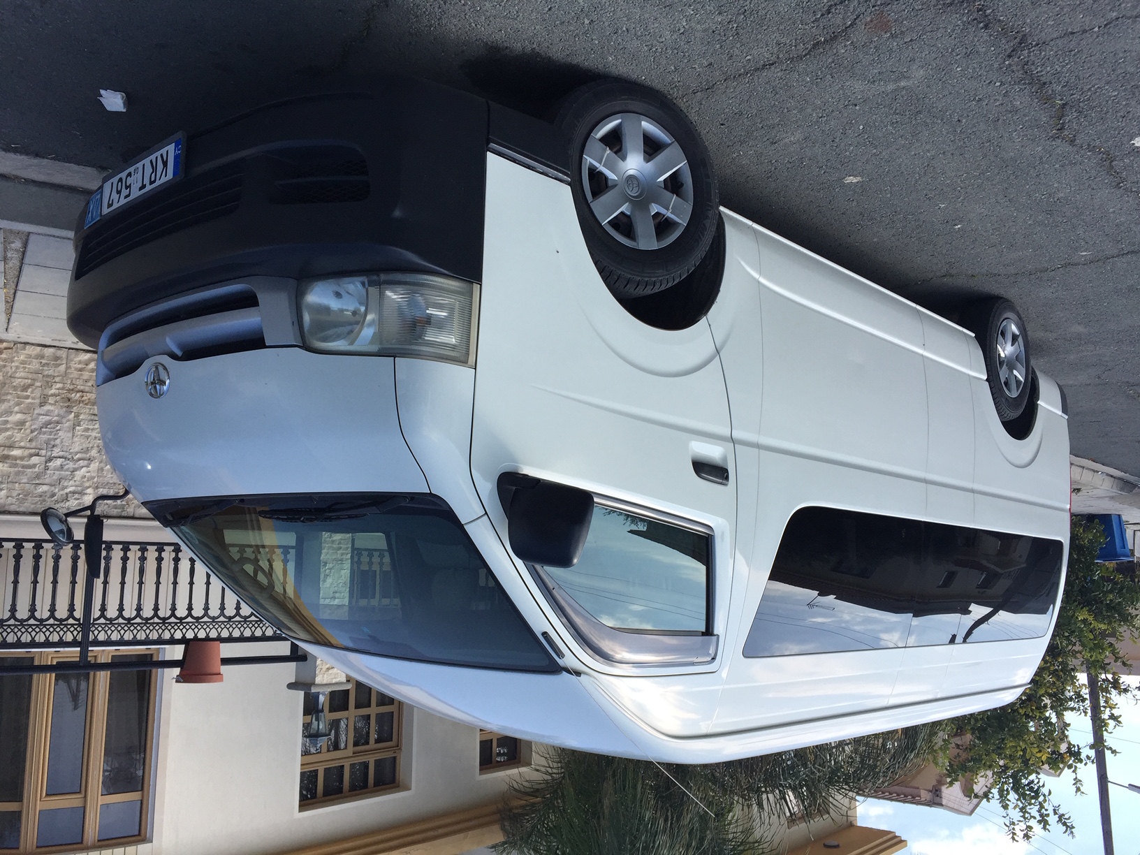 Toyota Hiace 13-seater minibus for smaller private transfers in Cyprus